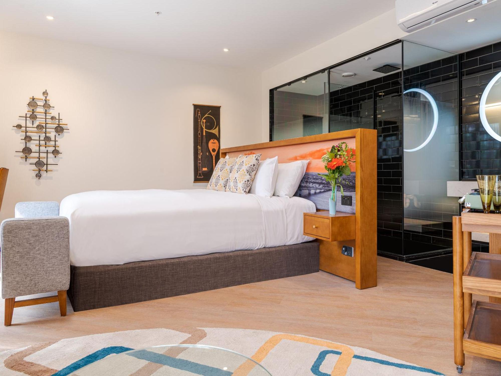 Ohtel Auckland Hotel Exterior foto A bedroom at the hotel